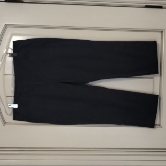 Loft women's size 8 petite dark denim like cropped pants - Picture 1 of 11